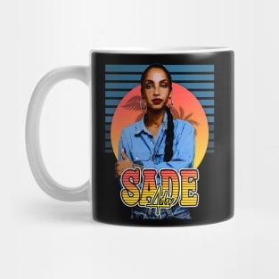 Retro Flyer Style Sade Adu Fan Art Design Mug